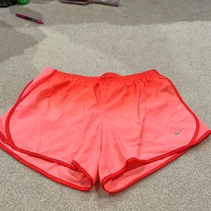 Girls pink ombré Nike shorts